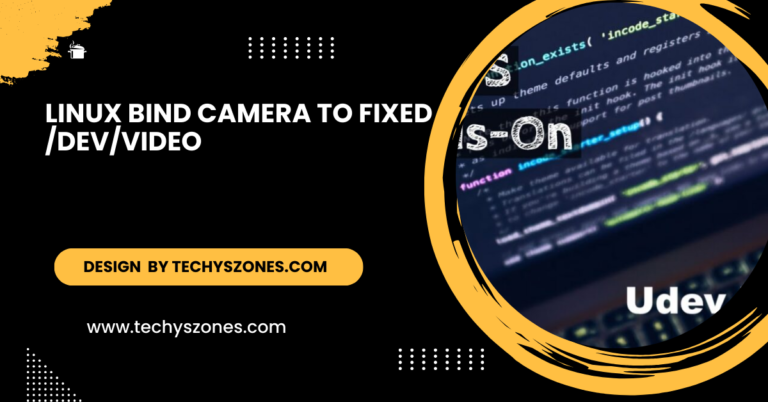 Linux Bind Camera To Fixed /Dev/Video